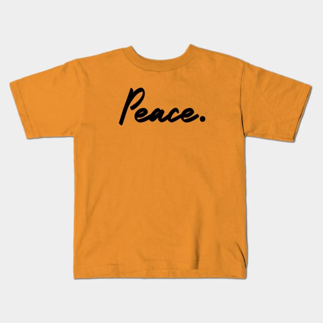 Peace Kids T-Shirt by RetroPixel99